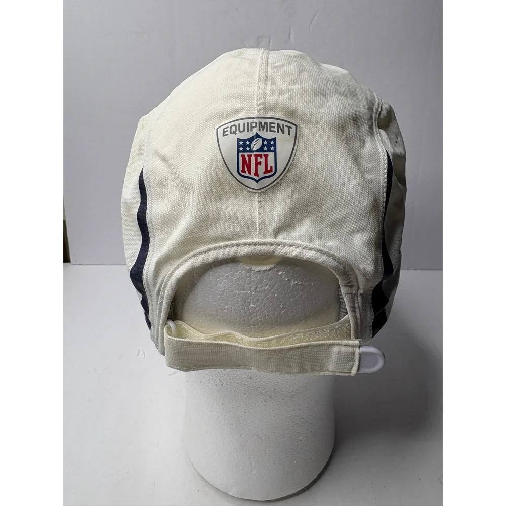New Era Chicago Bears NFL Equipment Training Hat Cream Navy Adjustable M/L